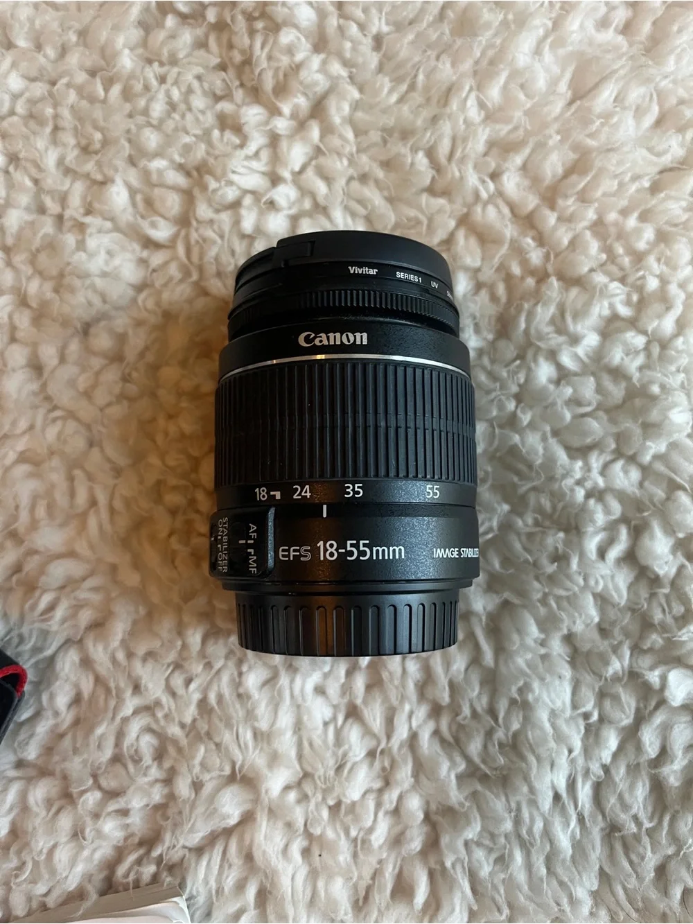 Canon EOS Rebel T3 Black DSLR Camera Bundle with Strap and Vivitar Lenses